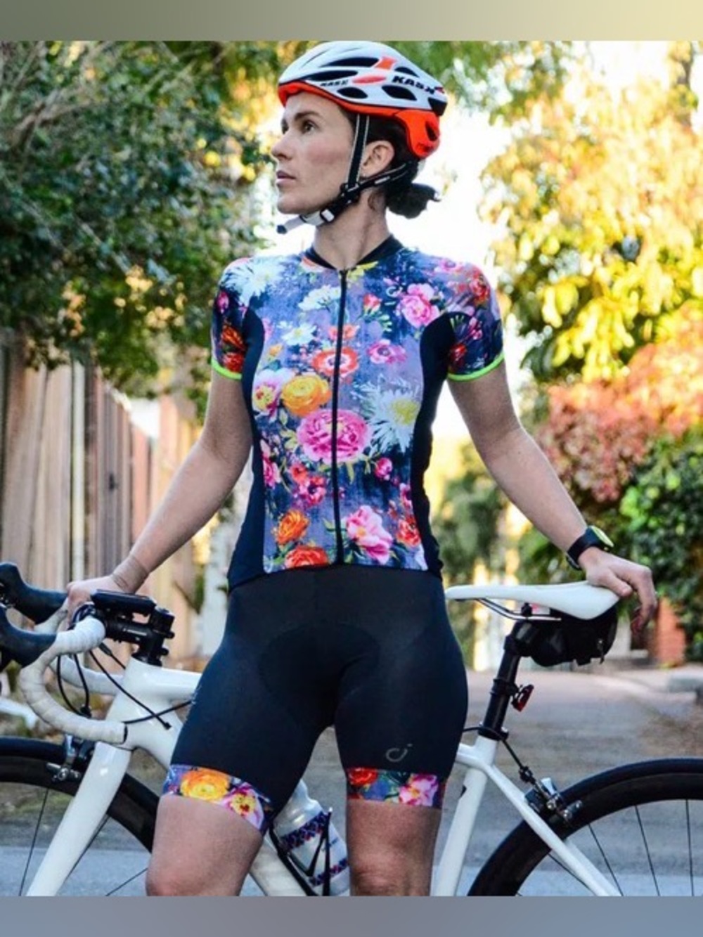 Velocio x Lela Rose Zinnia Short Sleeve Cycling Jersey Small